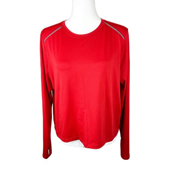 Sports Illustrated Shirt Women Large Long Sleeve Split Keyhole Back Lightweight - Picture 1 of 12